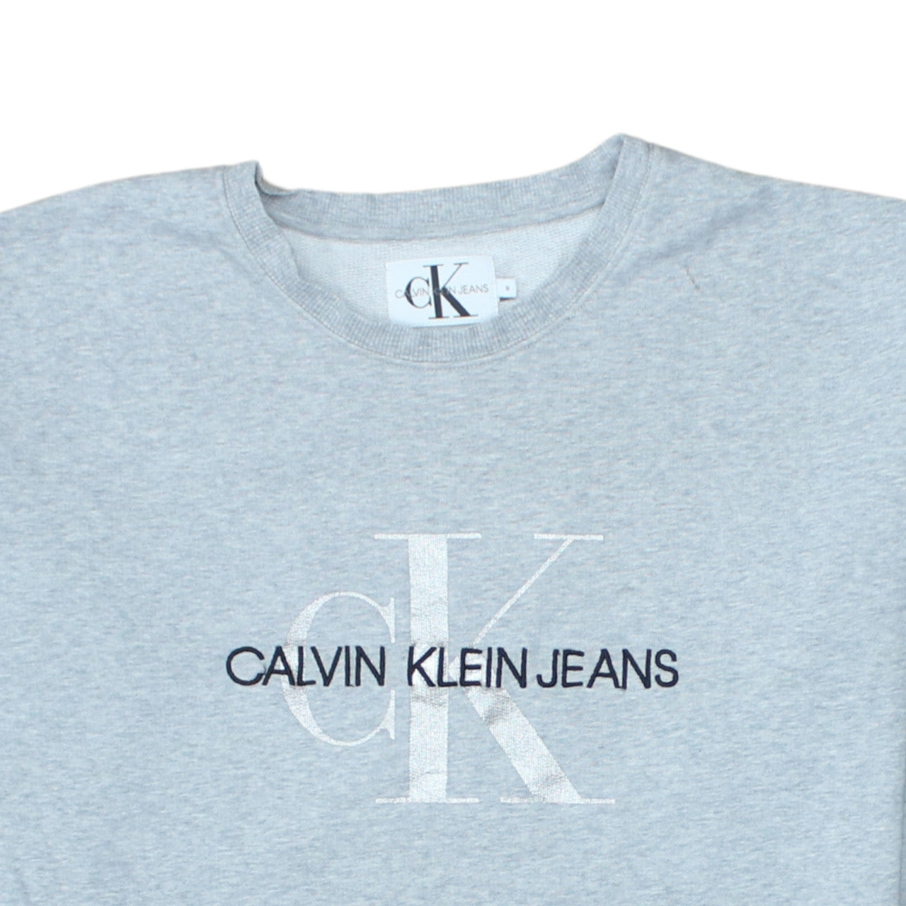 Calvin Klein Jeans Women's Grey Size 16 Logo T-Shirt Dress
