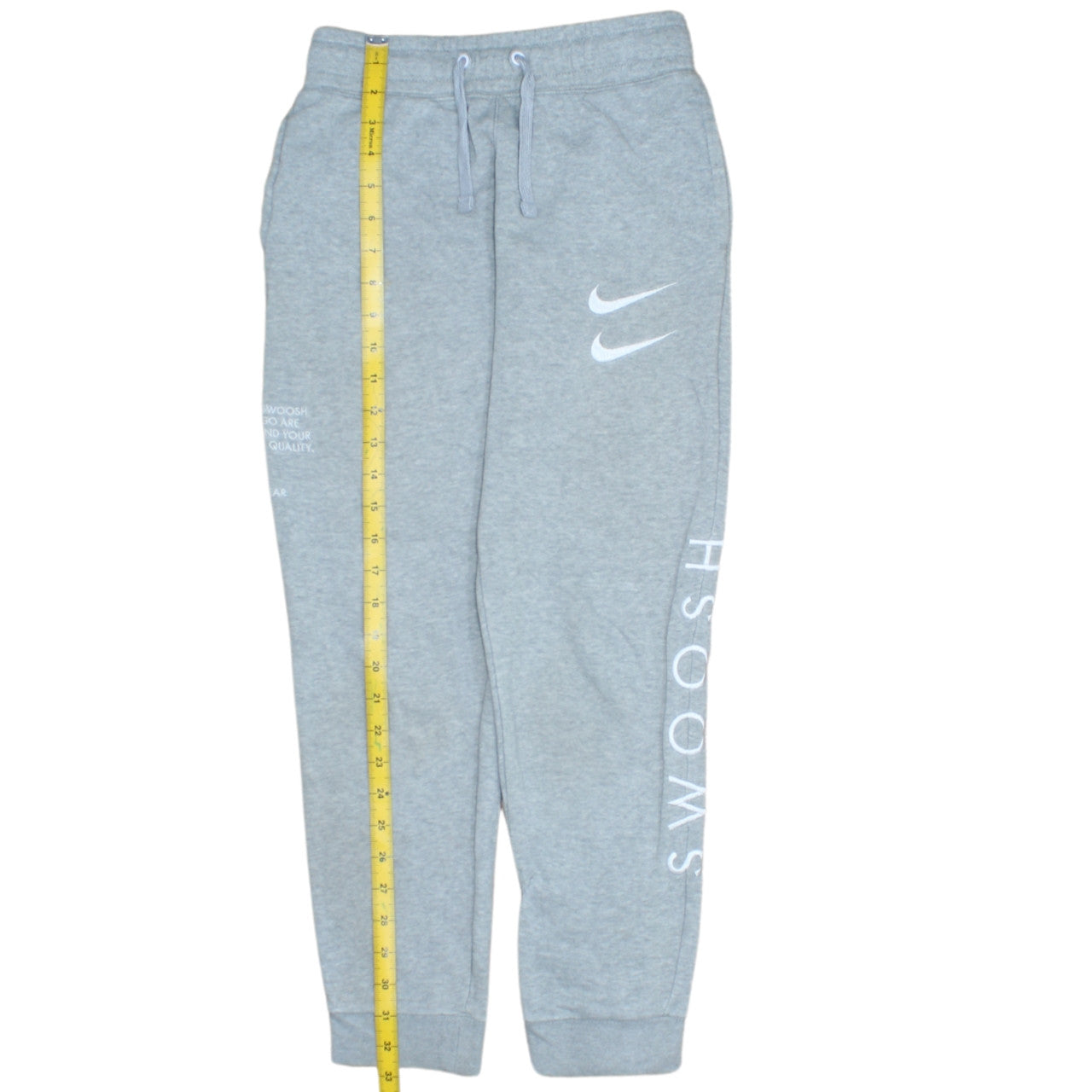 Nike Boys Grey Jogger Sweatpants M 137-147cm Elastic Waist Pockets