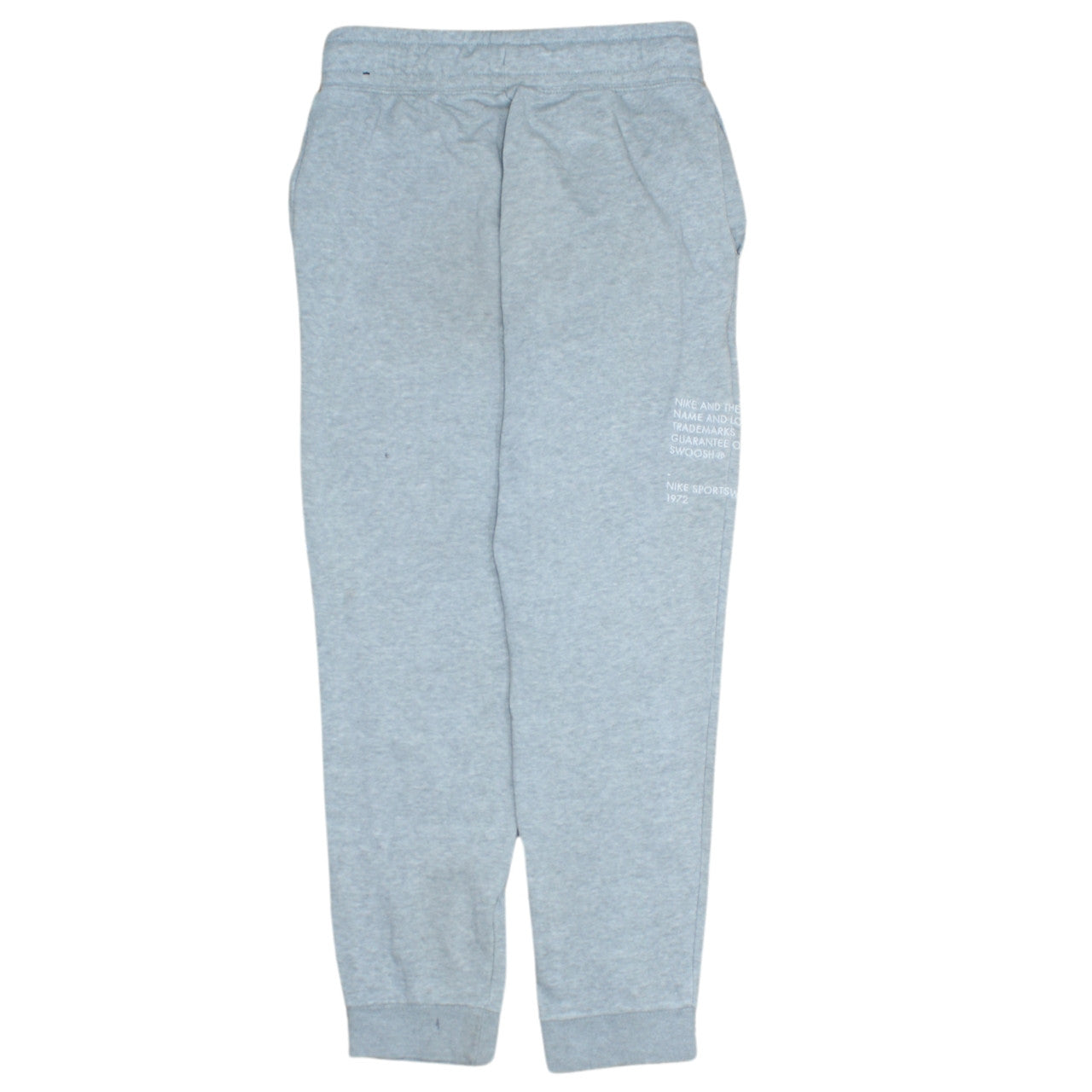 Nike Boys Grey Jogger Sweatpants M 137-147cm Elastic Waist Pockets