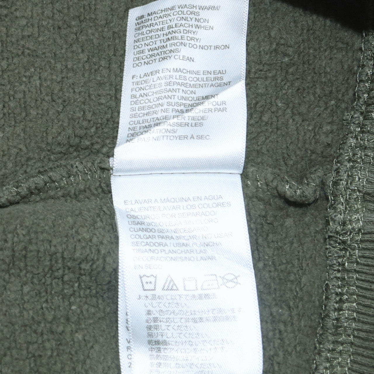 The North Face Men's Green Pullover Hoodie Size M Outdoor Fleece