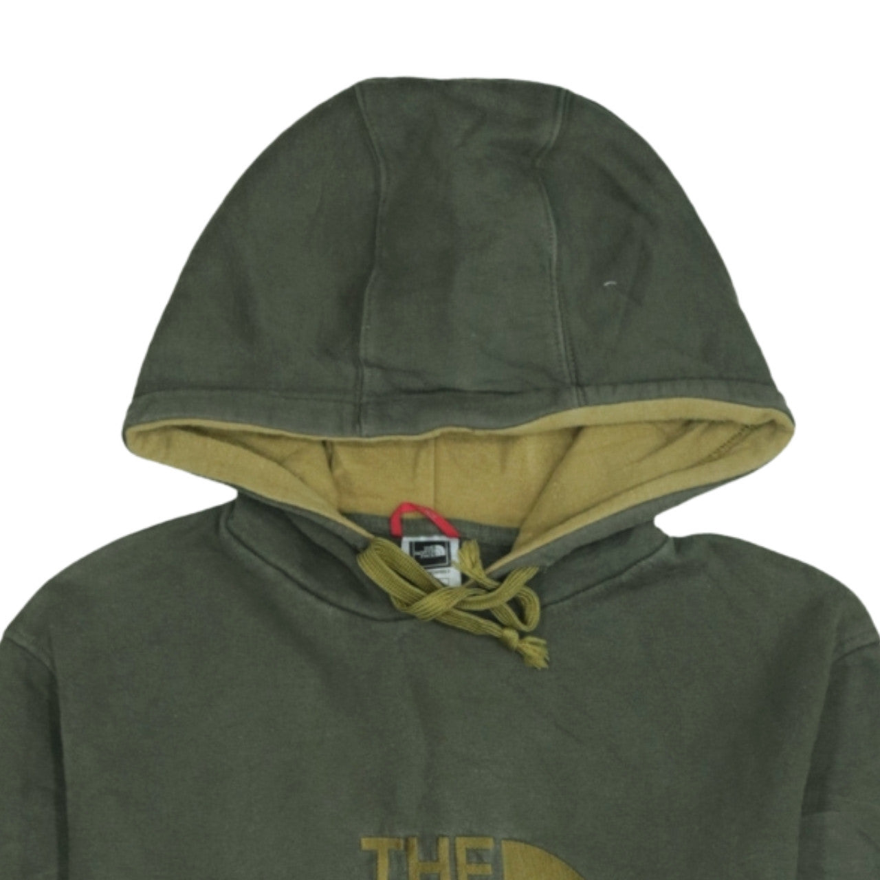 The North Face Men's Green Pullover Hoodie Size M Outdoor Fleece