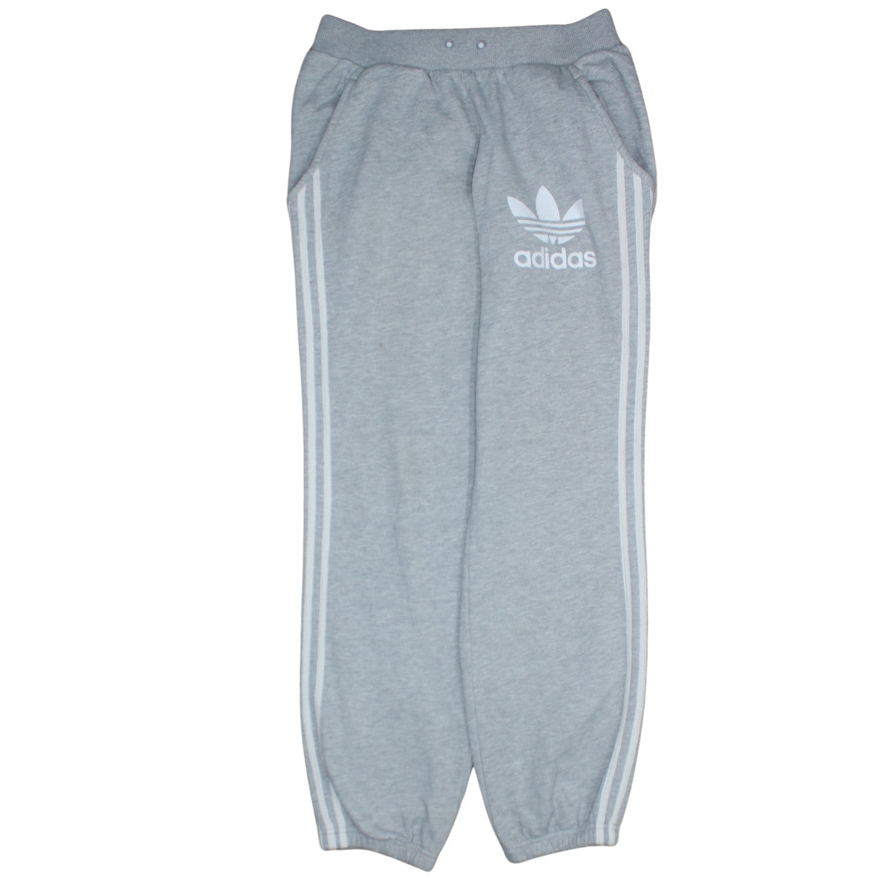 Adidas Men's Grey Regular Fit Logo Sweatpants Size S