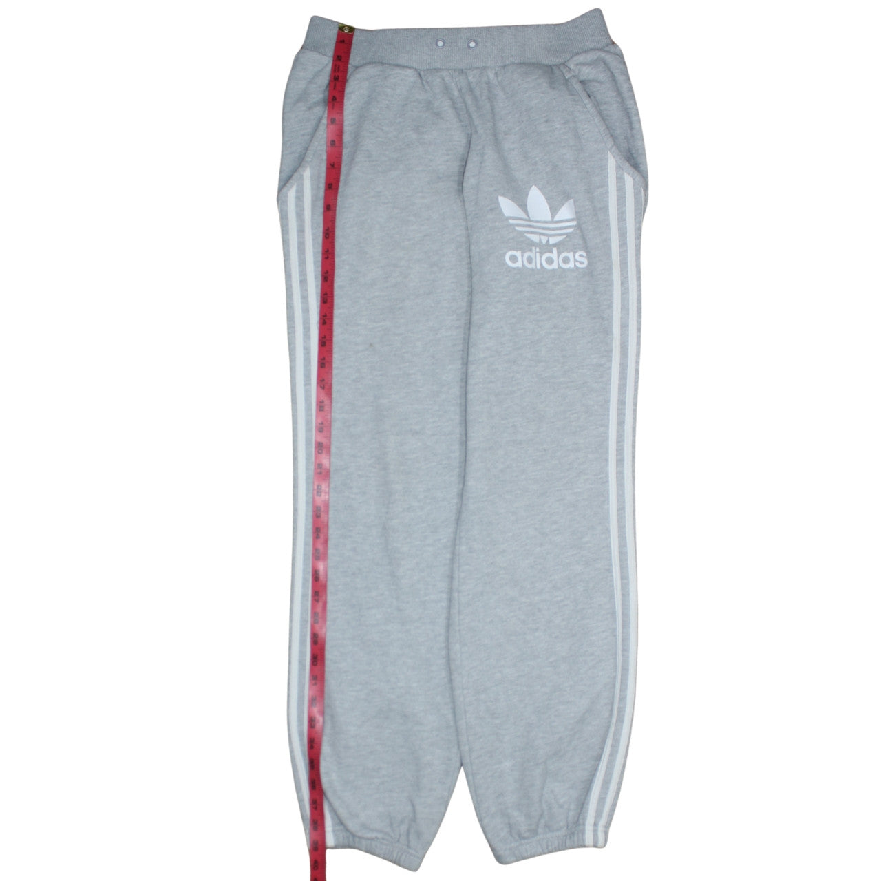 Adidas Men's Grey Regular Fit Logo Sweatpants Size S