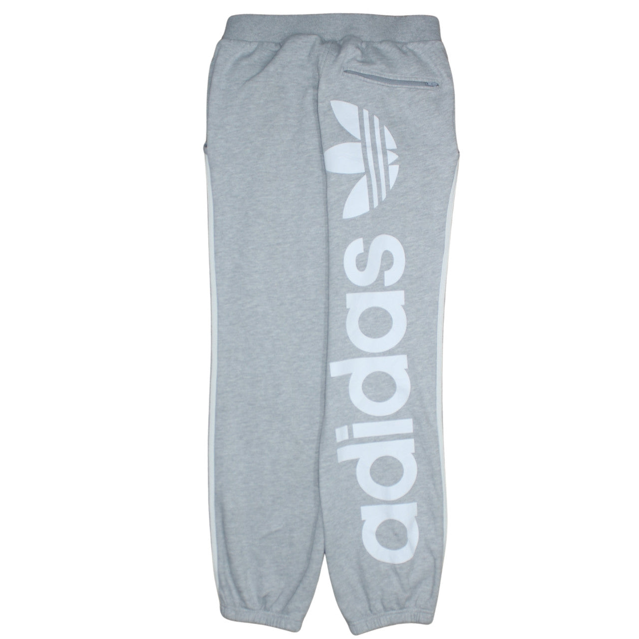 Adidas Men's Grey Regular Fit Logo Sweatpants Size S