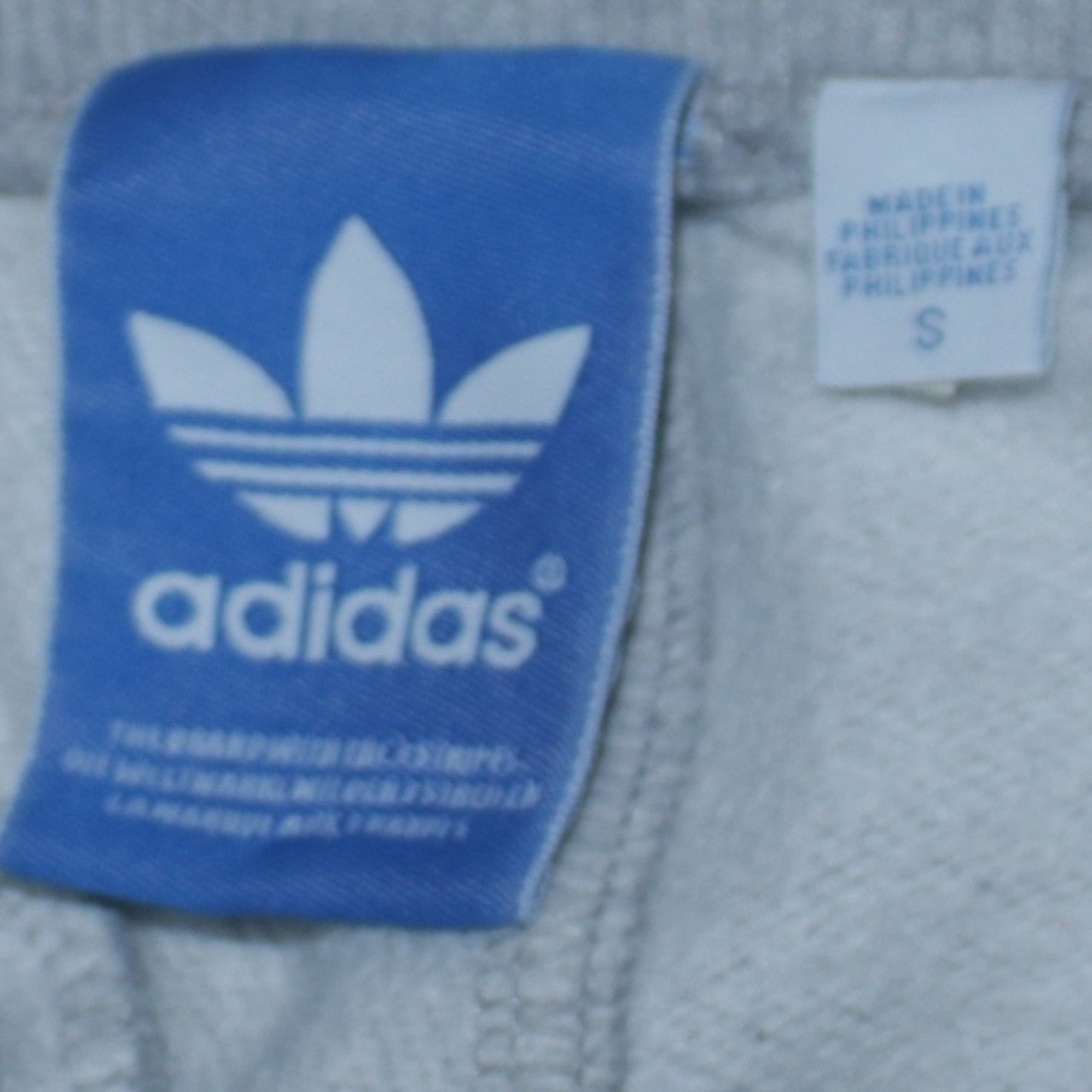 Adidas Men's Grey Regular Fit Logo Sweatpants Size S