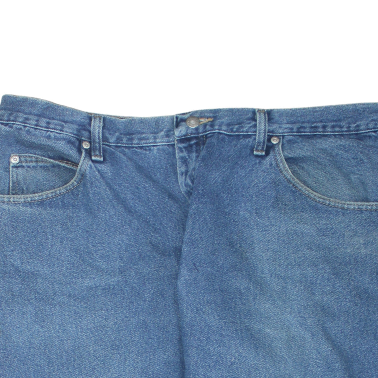 Wrangler Men's Blue Relaxed Fit Straight Leg Denim Jeans 40x30