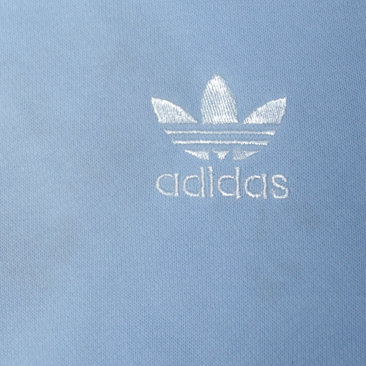 Adidas Girls Blue Pullover Hoodie Size 13-14 Years Logo Sweatshirt