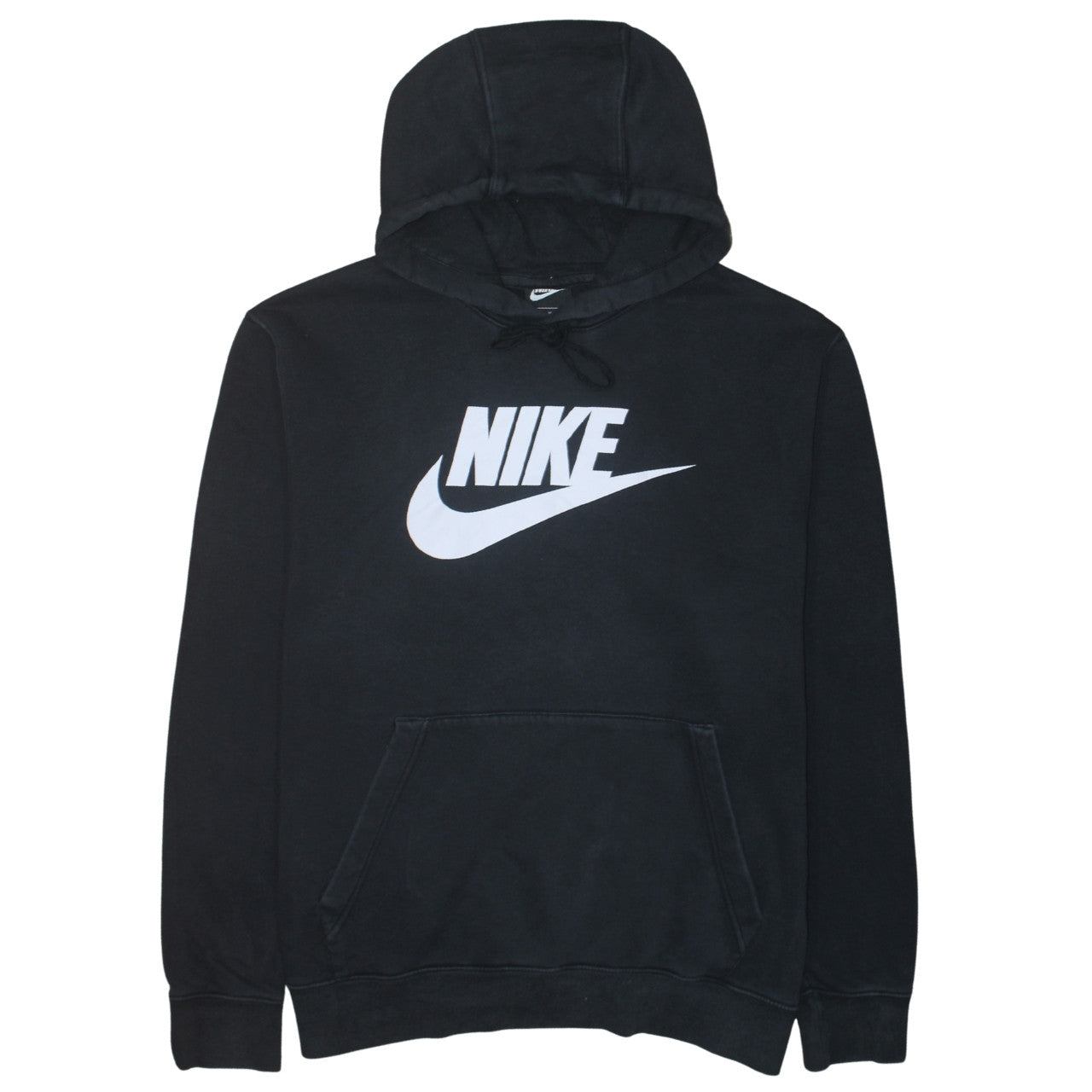 Nike Mens Black XL Pullover Hoodie with Logo Graphic