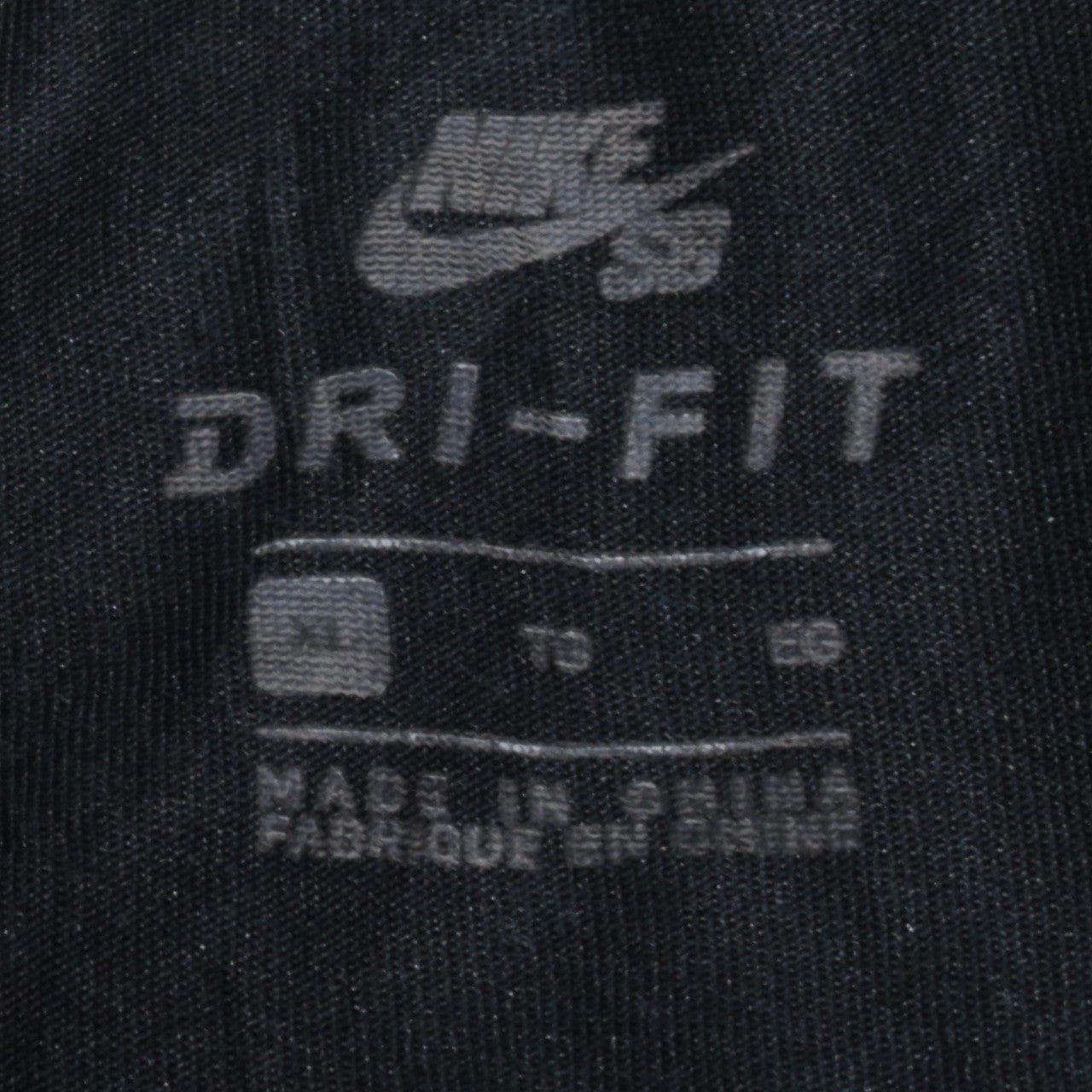 Nike Men’s Black Dri-FIT XL Short Sleeve Colourblock Pocket T-Shirt
