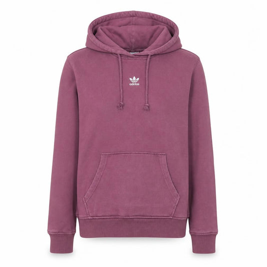 Adidas Womens Burgundy Hoodie UK 8 Pullover Cotton Casual Sweatshirt