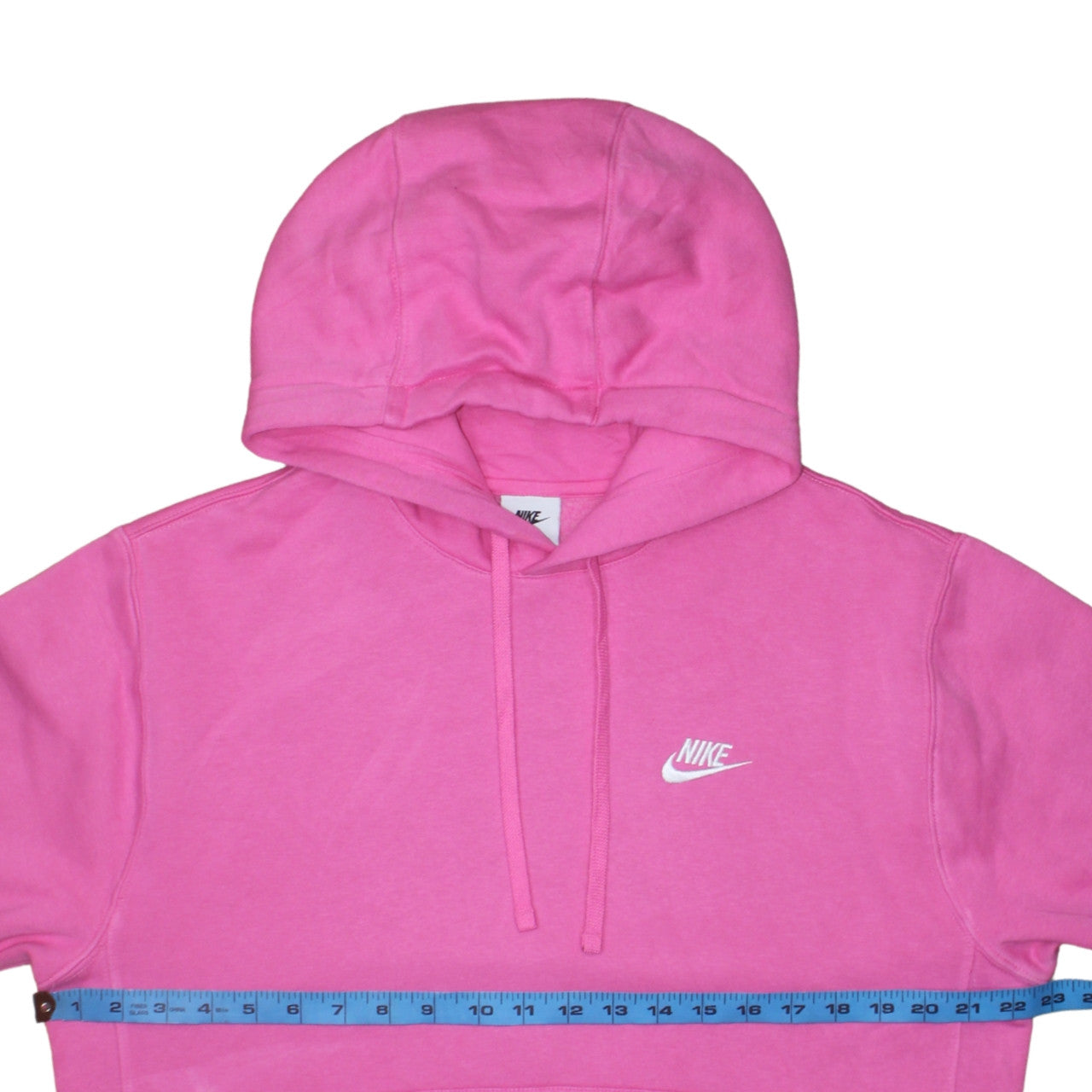 Nike Womens Pink Pullover Hoodie Small Cotton Blend Casual