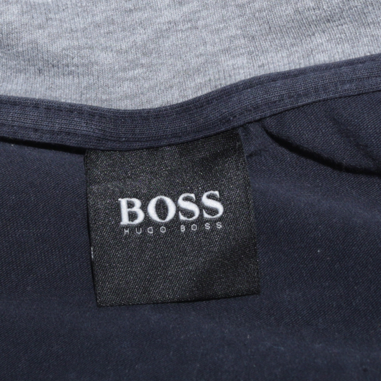 Hugo Boss Men's Blue Full Zip Collared Sweatshirt Size L