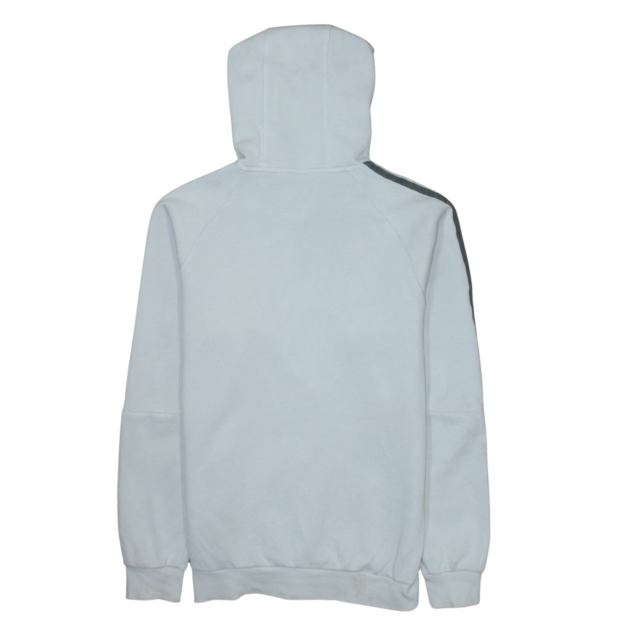 Adidas Men’s White Pullover Hoodie Small Regular Fit Fleece