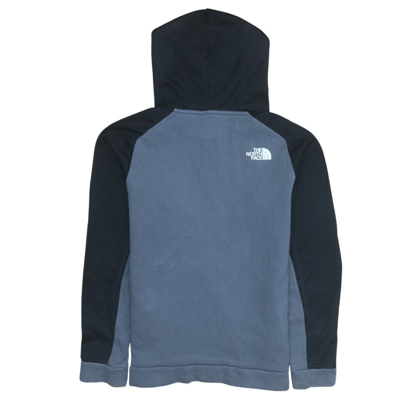 The North Face Boys Blue Black Pullover Hoodie XL Youth Cotton Blend