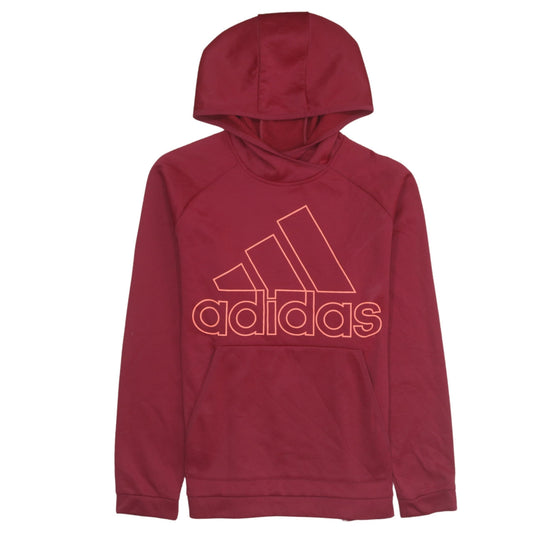 Adidas Womens Burgundy XL Pullover Hoodie Sweatshirt