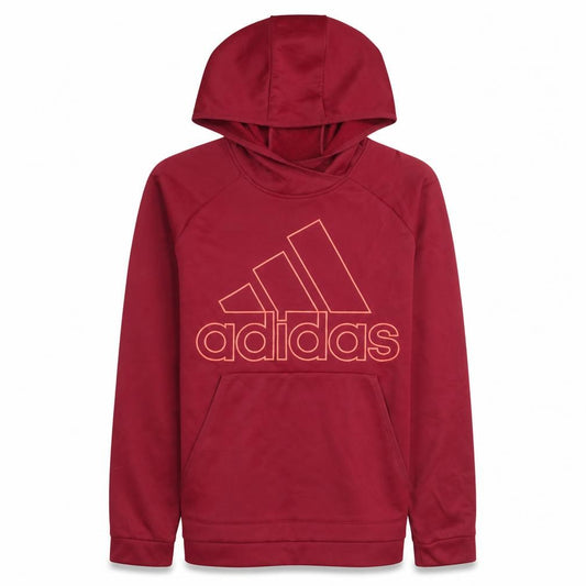 Adidas Womens Burgundy XL Pullover Hoodie Sweatshirt