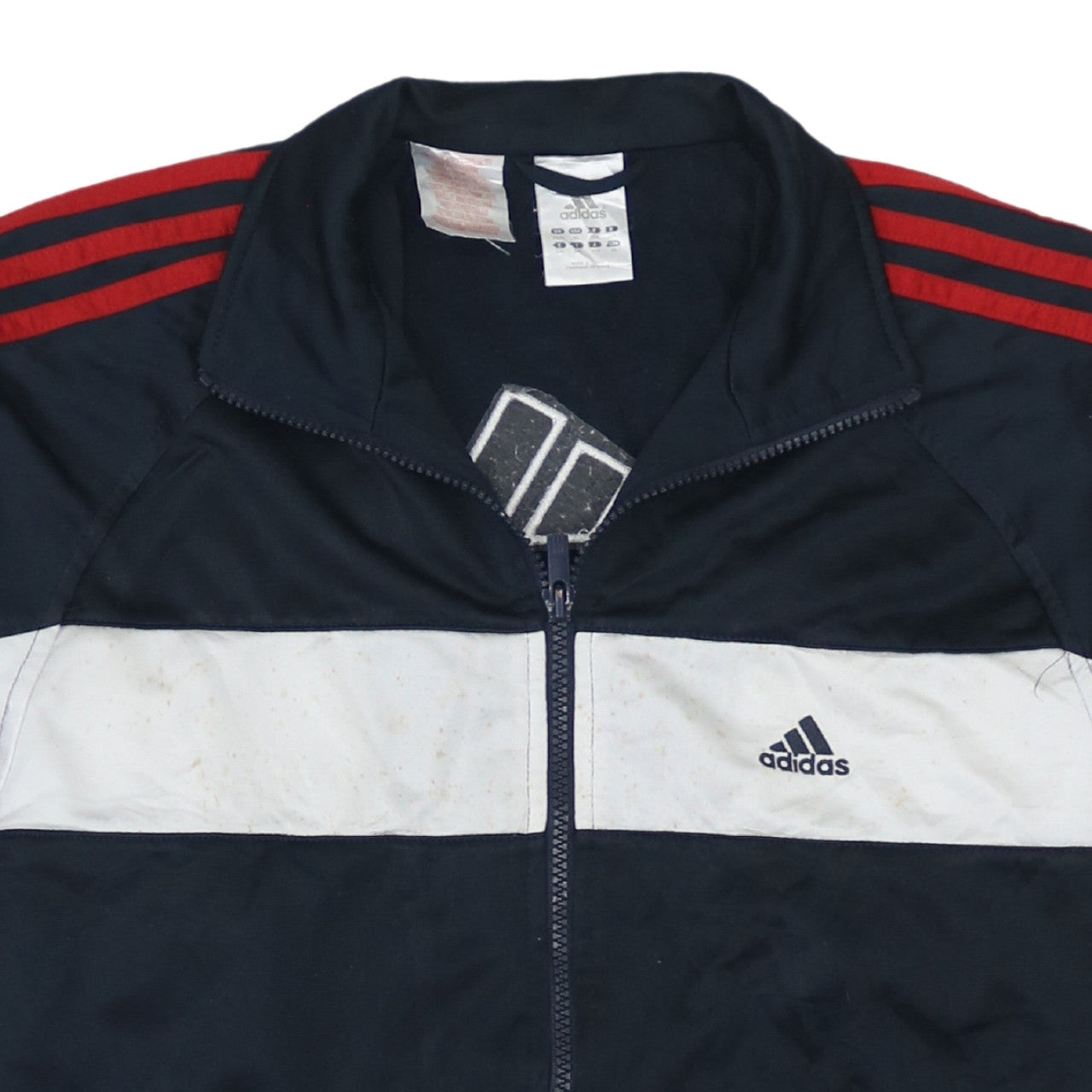 Adidas Men's Blue Full Zip Sweatshirt L Sports Style