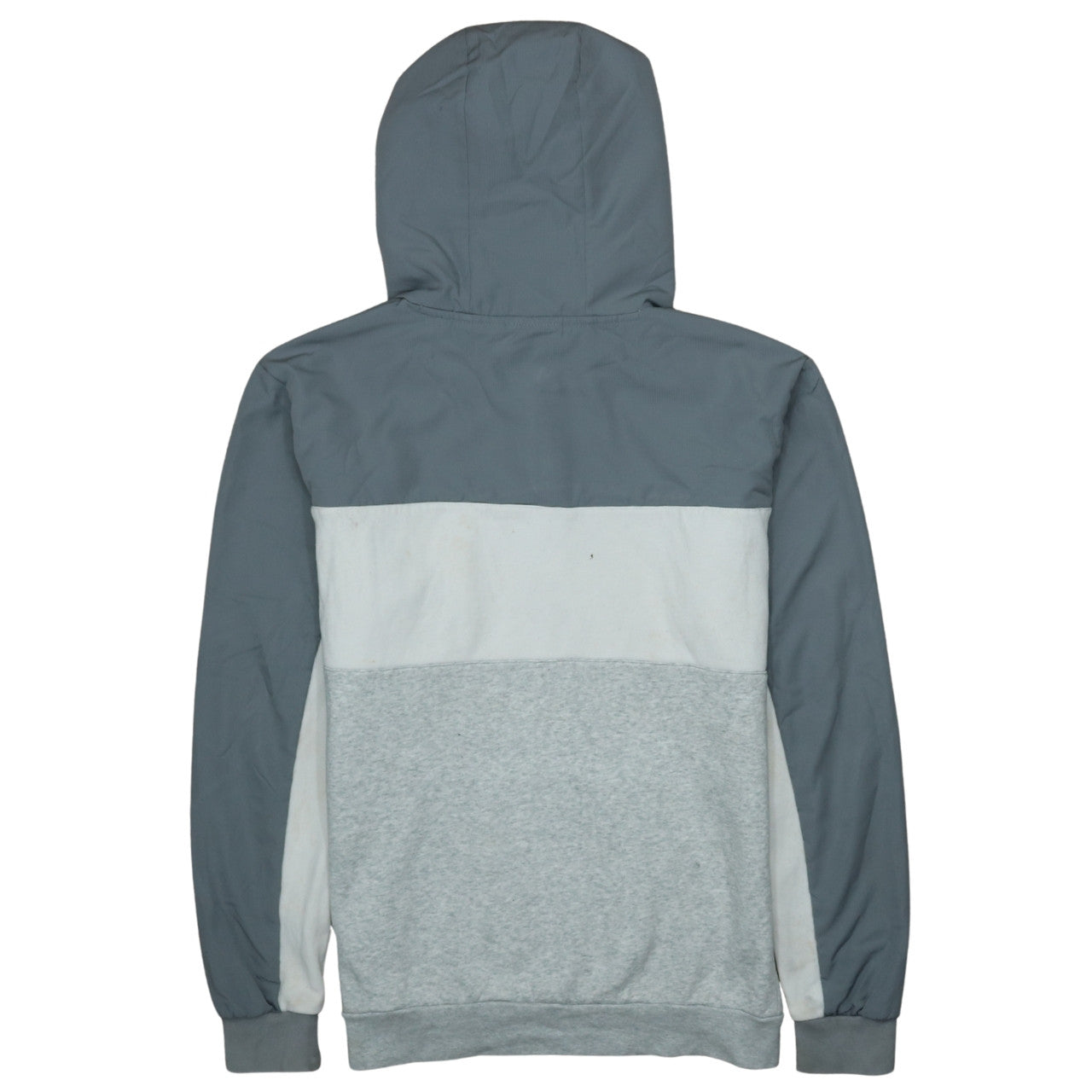 Adidas Men’s Grey Half Zip Hooded Sweatshirt Size S