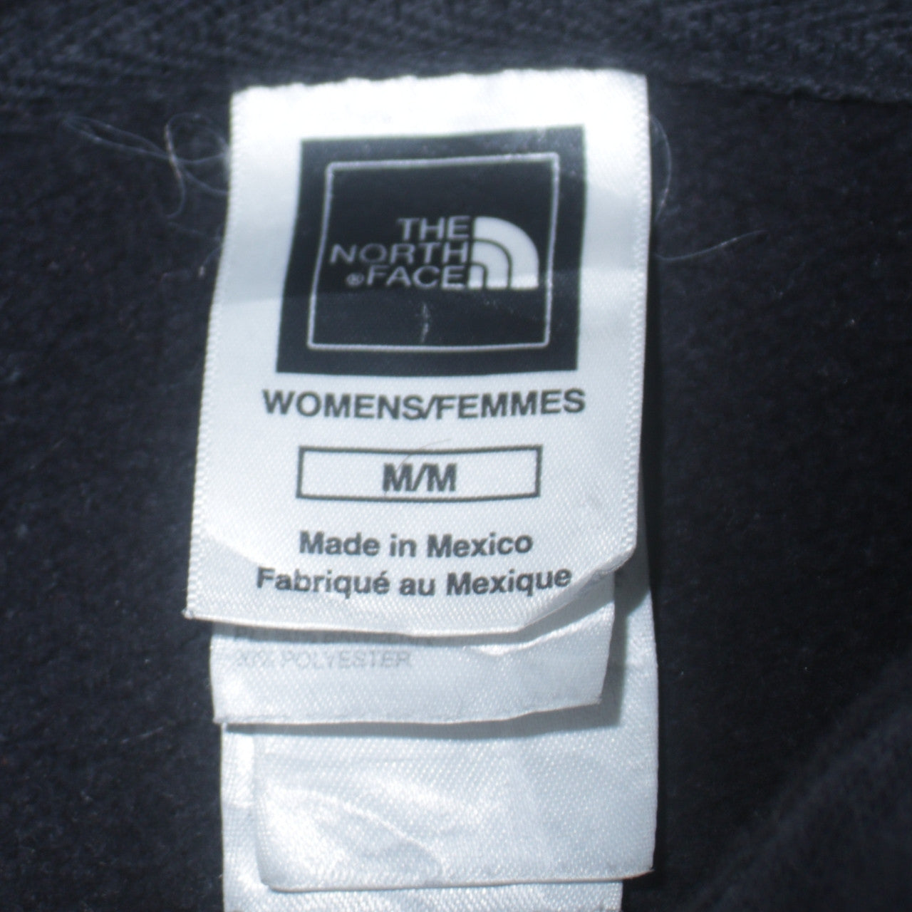 The North Face Womens Black Medium Pullover Hoodie Fleece Lined