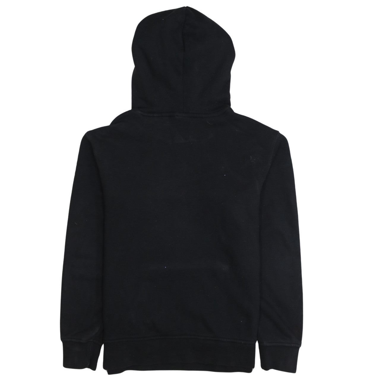 Adidas Womens Black Pullover Hoodie Size 6 Lightweight Cotton Casual