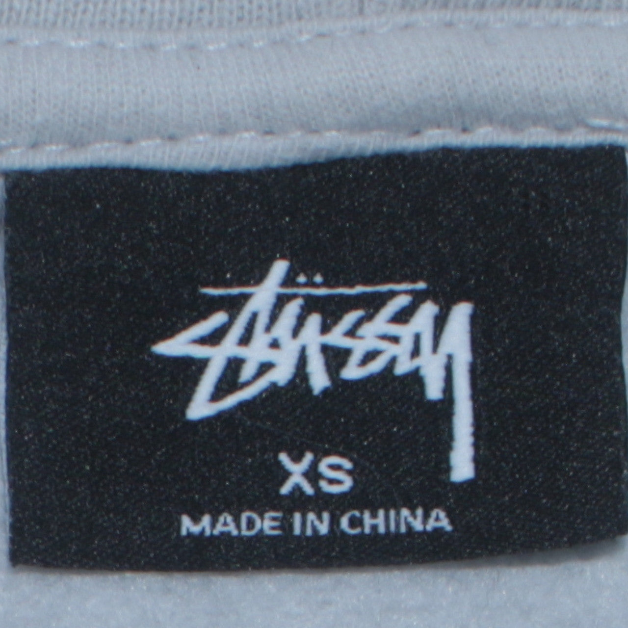 Stussy Men’s White XS Pullover Hoodie with Logo Print
