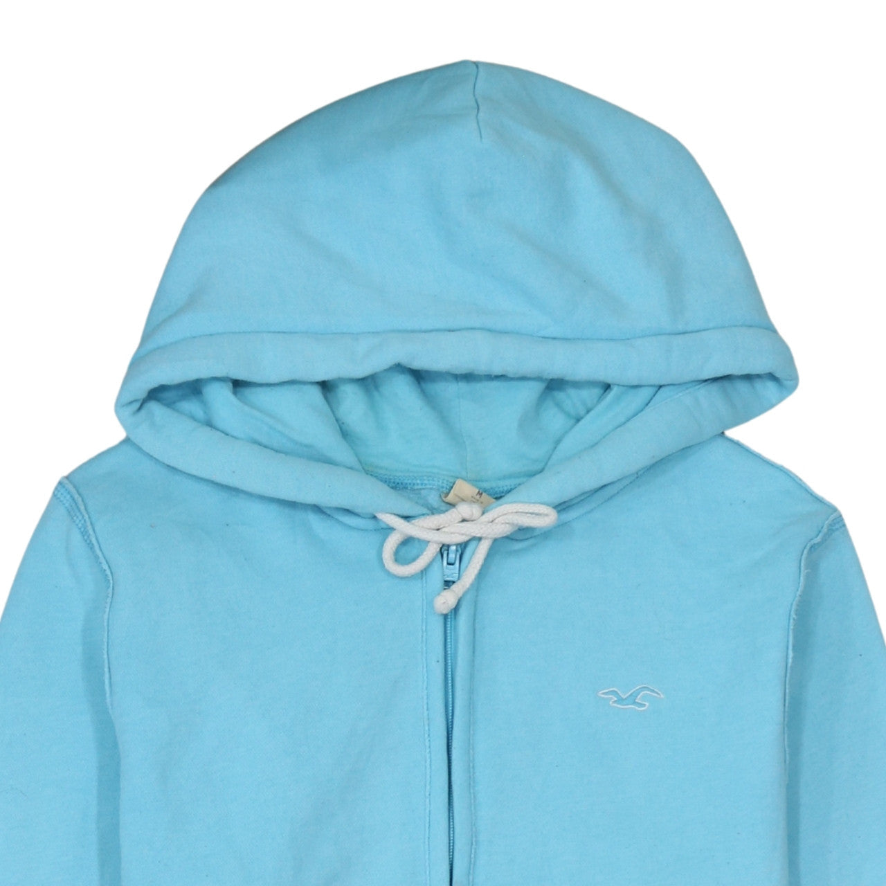 Hollister Men's Blue Full Zip Hoodie M Regular Fit