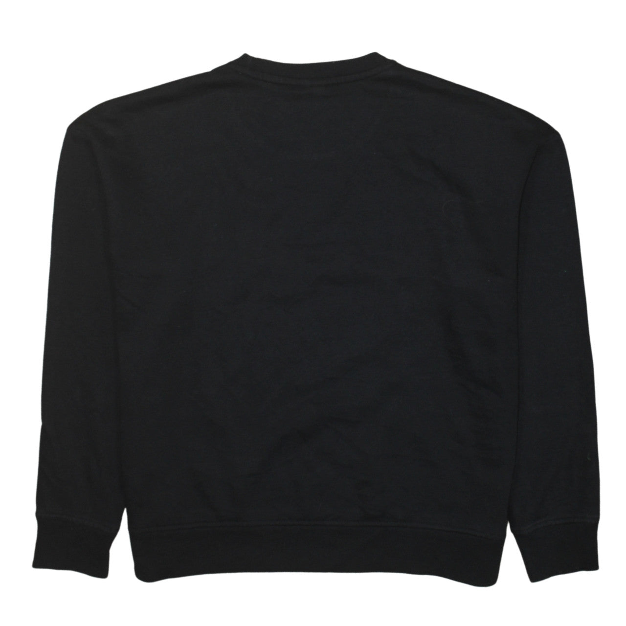 Disney Womens Black Glitter Logo Pullover Sweatshirt Size M