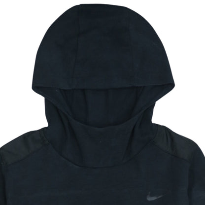 Nike Women Black XL Pullover Hoodie with Hooded Design