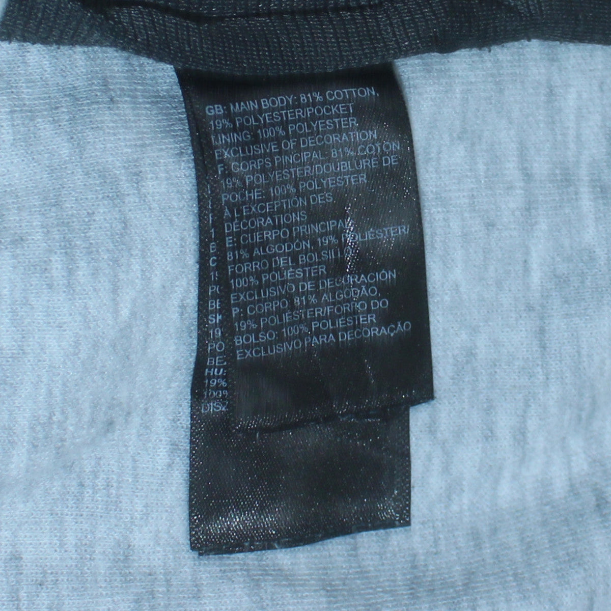The North Face Boys Grey & Black 1/4 Zip Hoodie XL - Cotton Blend Outdoor Layer