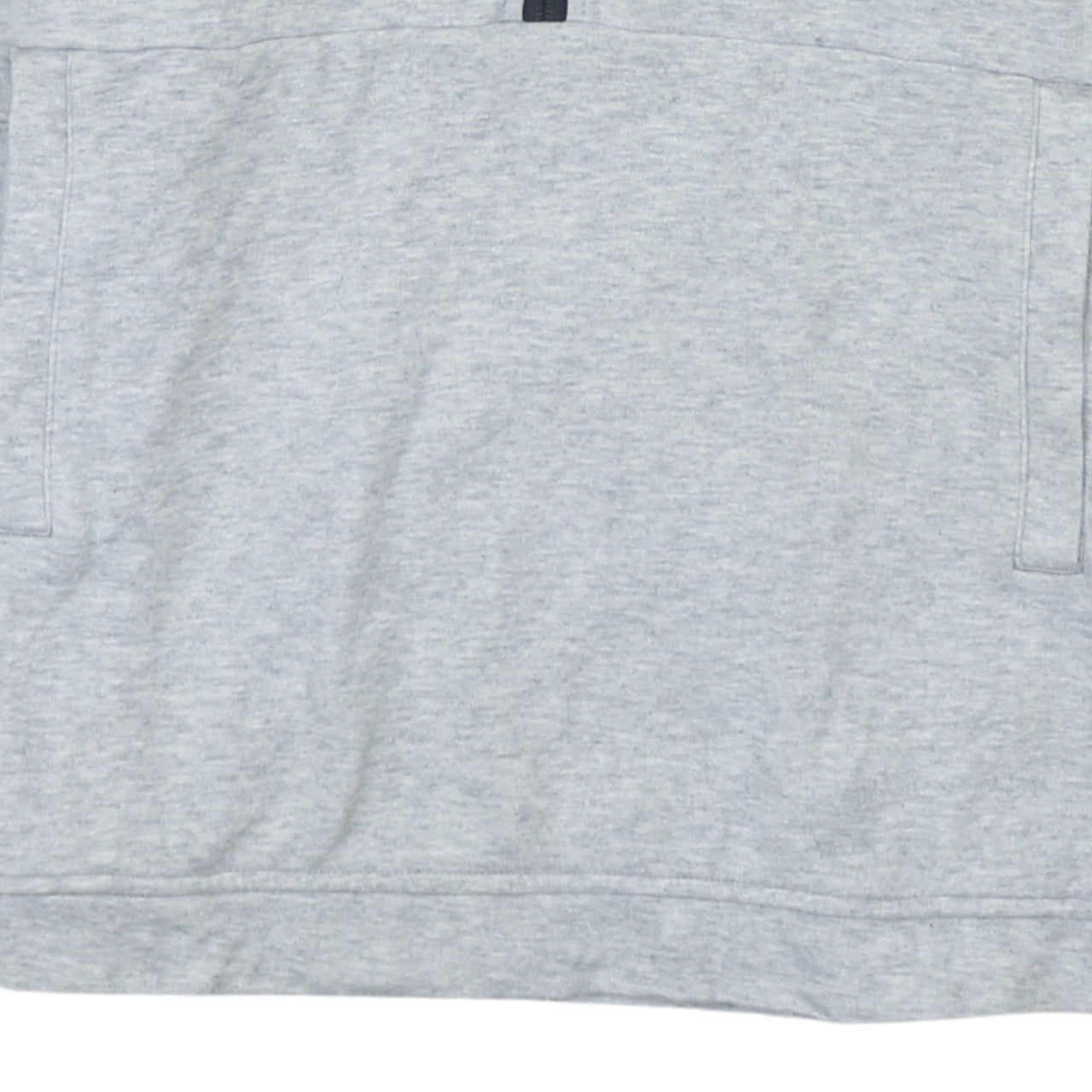 The North Face Boys Grey & Black 1/4 Zip Hoodie XL - Cotton Blend Outdoor Layer