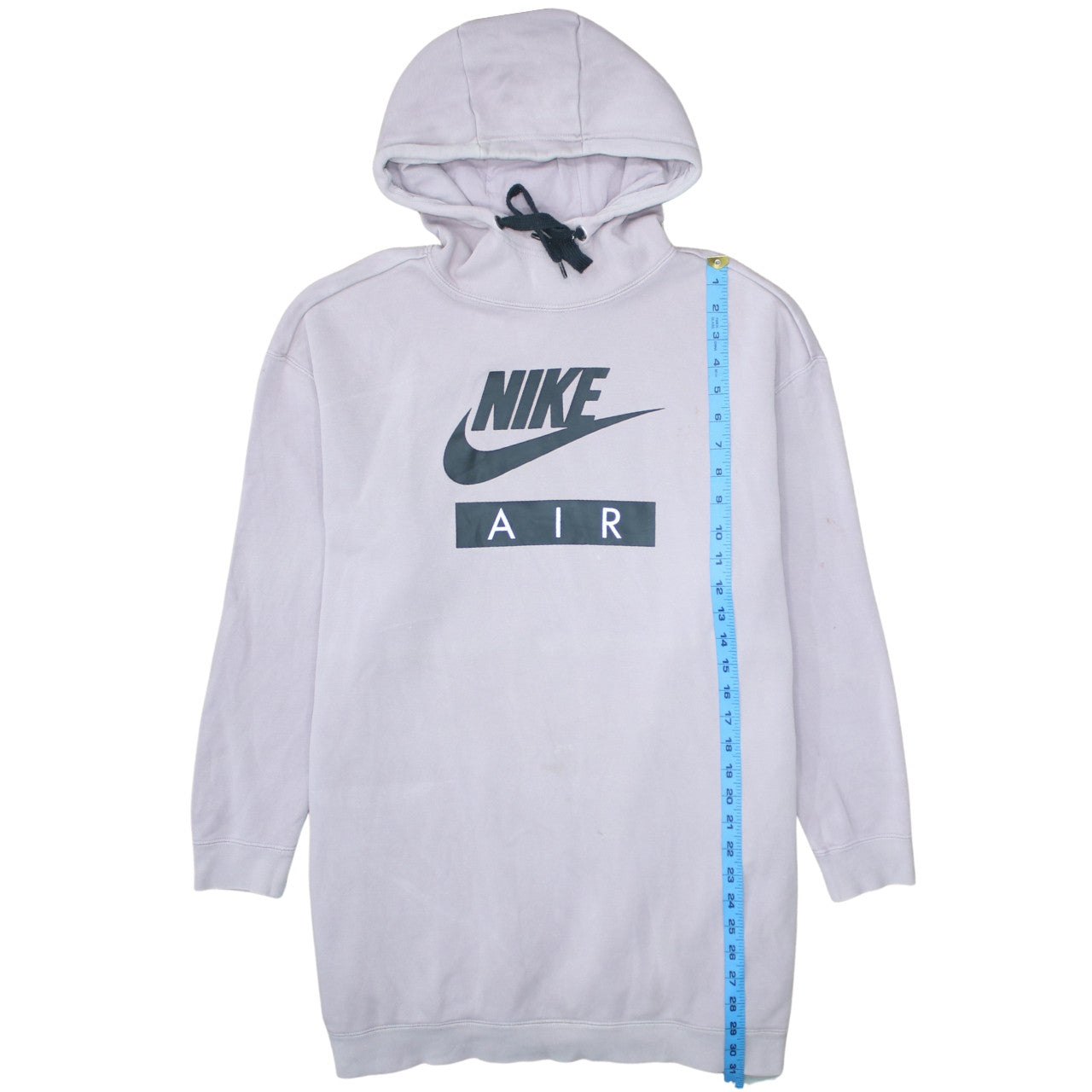 Nike Air Women's White Hoodie Medium Cotton Blend Sweatshirt