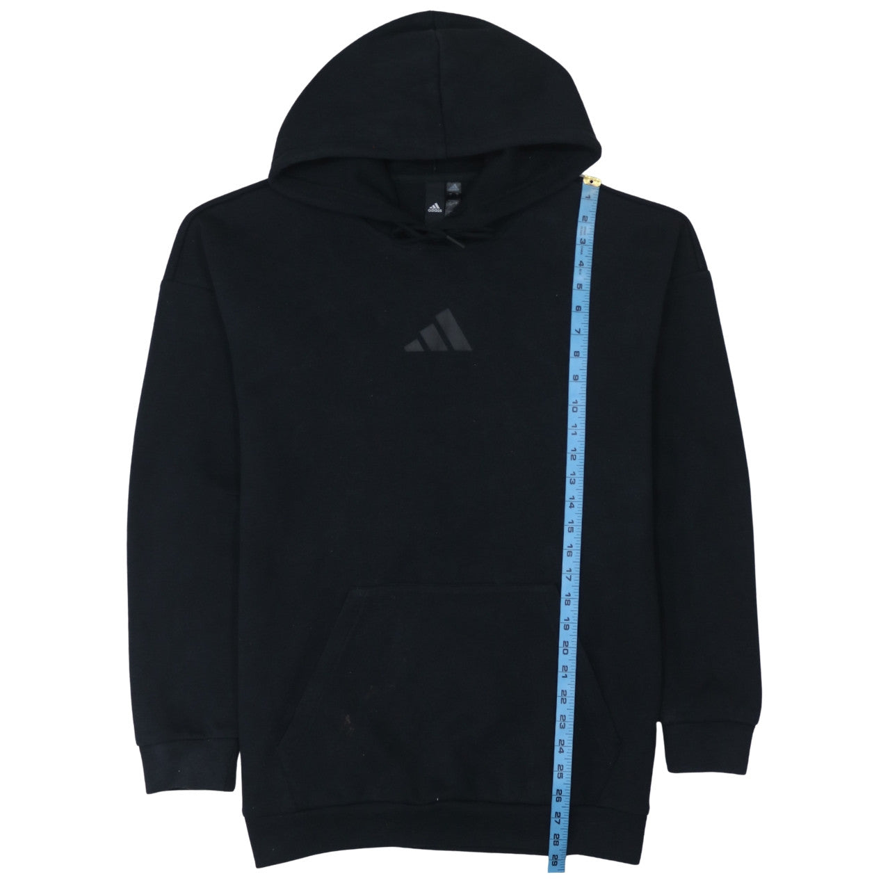Adidas Men's Black Pullover Hoodie Size S Regular Fit Sportswear