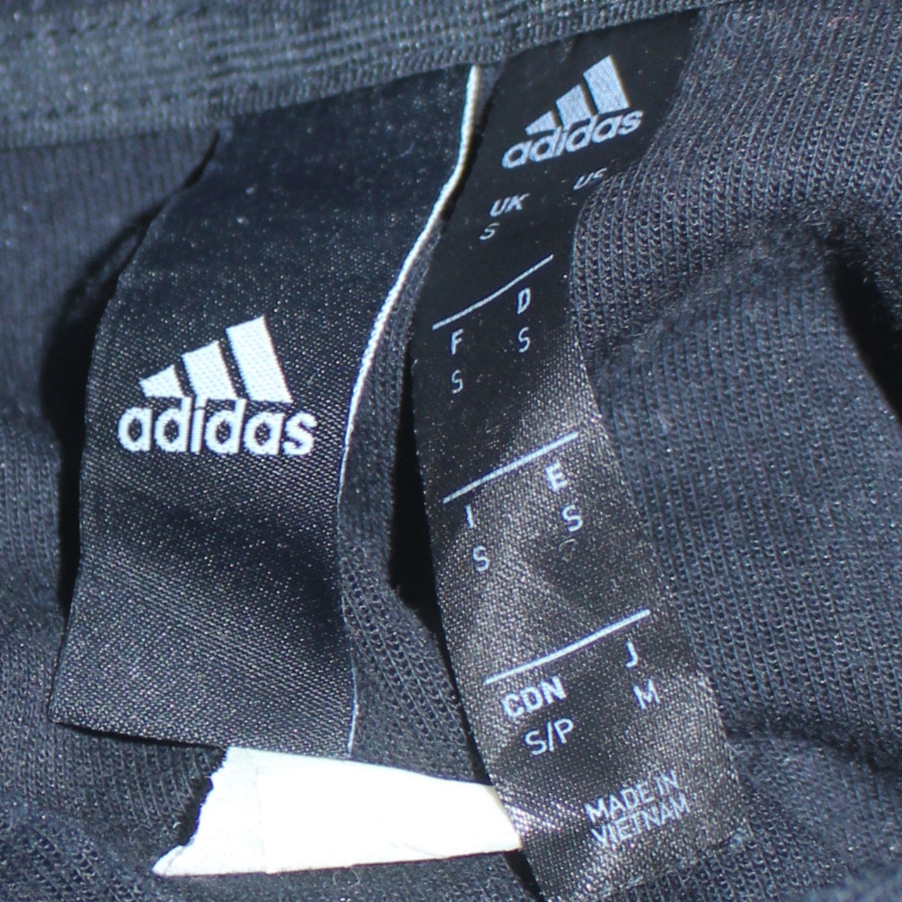 Adidas Men's Black Pullover Hoodie Size S Regular Fit Sportswear