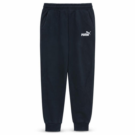 Front view of Puma Men's Black Jogger Sweatpants Regular Fit M