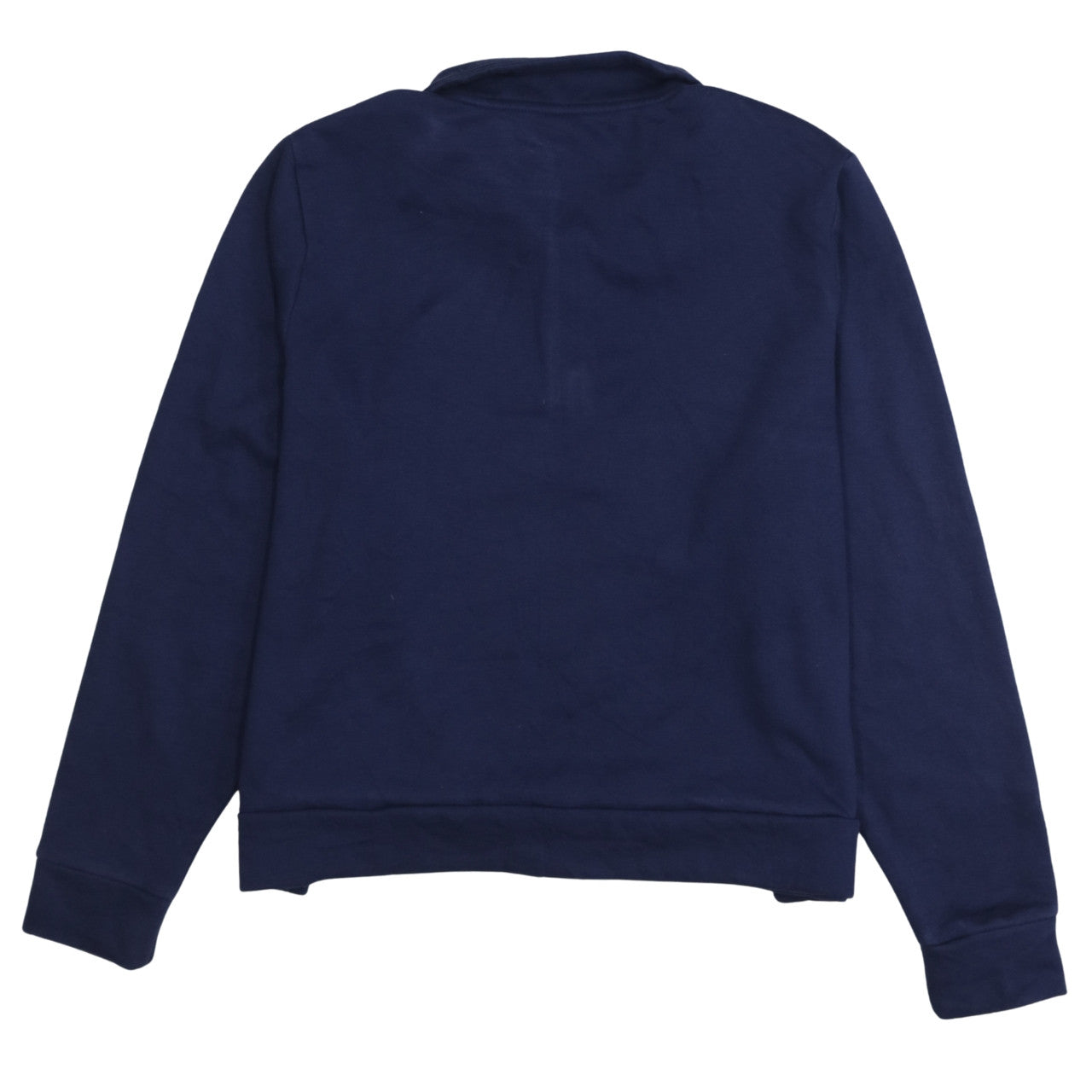 Puma Womens Navy 1/4 Zip Sweatshirt XL Cotton Blend Casual
