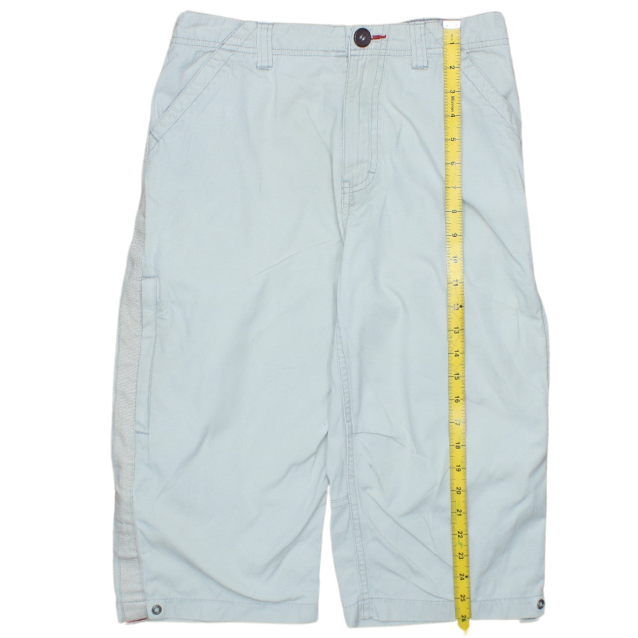 Tommy Hilfiger Boys Blue Cargo Shorts Size 16 Years Cotton Twill