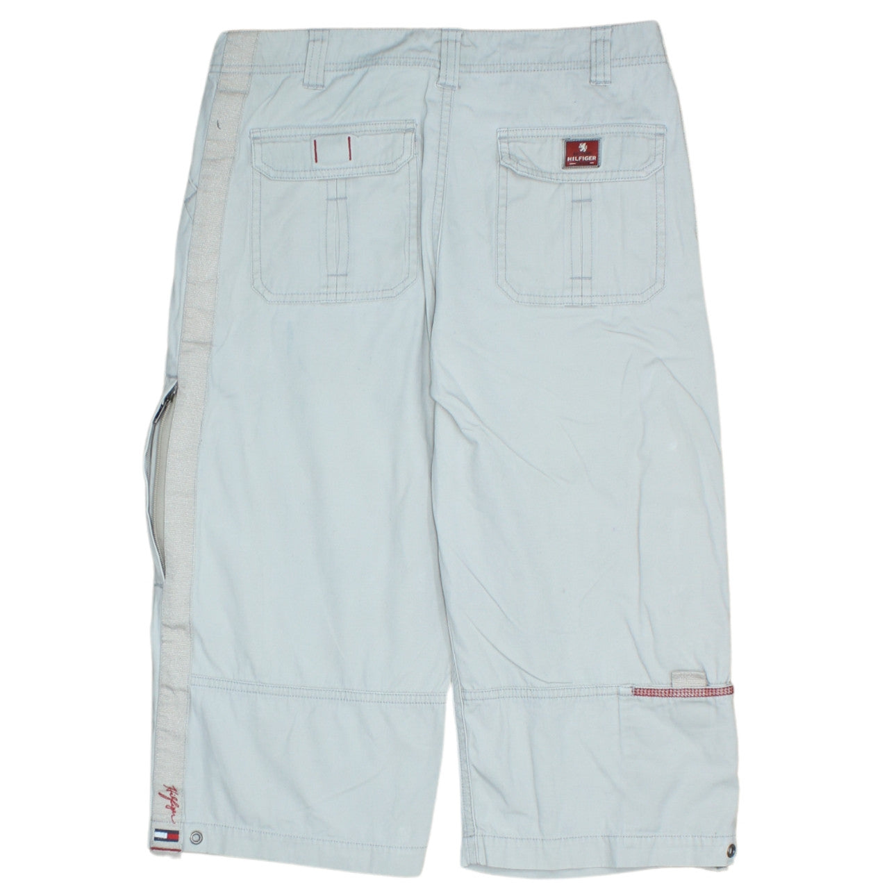 Tommy Hilfiger Boys Blue Cargo Shorts Size 16 Years Cotton Twill
