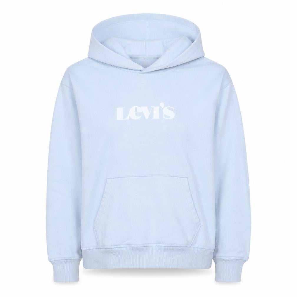 Levi's Women's White Pullover Hoodie Small Hooded Sweatshirt