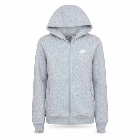 Nike Womens Grey Full Zip Hoodie Small Lightweight Athletic Sweatshirt
