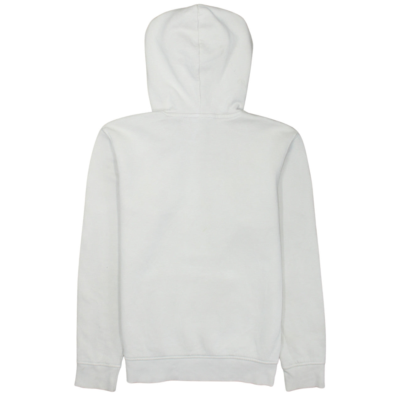 Adidas Women Ivory Hoodie Size 8 Pullover Cotton Casual Hooded Sweatshirt
