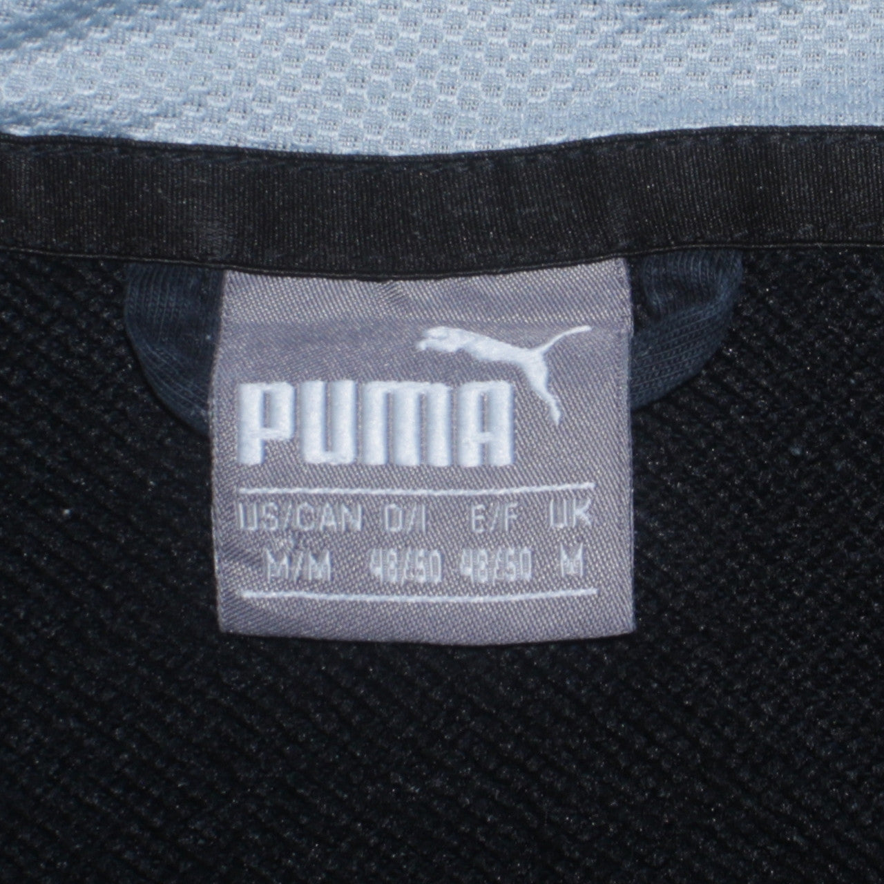 Puma Men’s Black Full Zip Hoodie M Fleece Sweatshirt