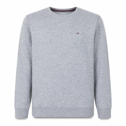Tommy Jeans Men's Grey Crew Neck Regular Fit Sweatshirt Size S