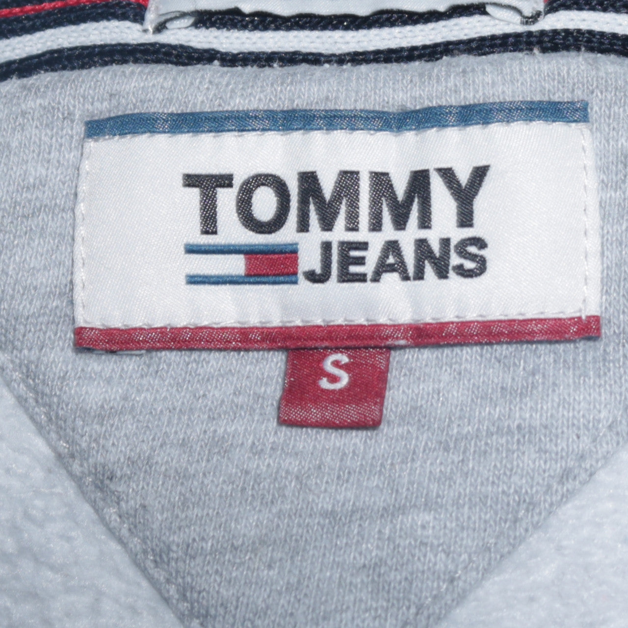 Tommy Jeans Men's Grey Crew Neck Regular Fit Sweatshirt Size S