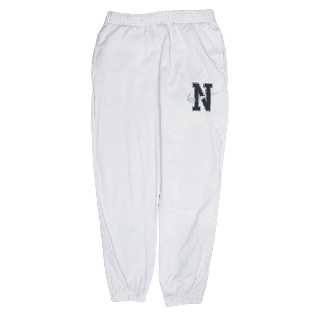 Nike Men's White Fleece Jogger Sweatpants Size S