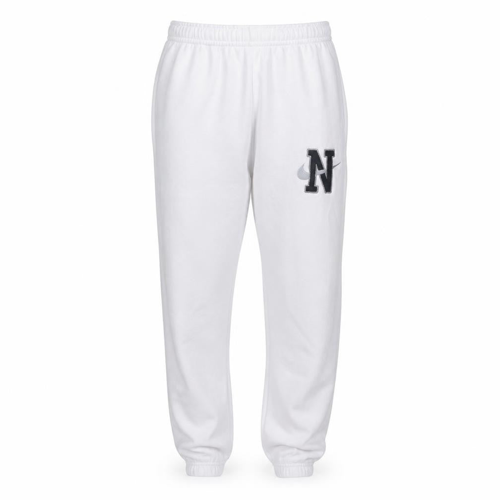 Nike Men's White Fleece Jogger Sweatpants Size S