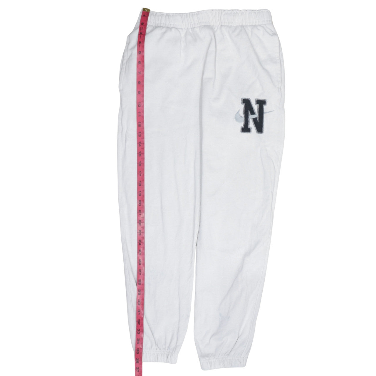 Nike Men's White Fleece Jogger Sweatpants Size S