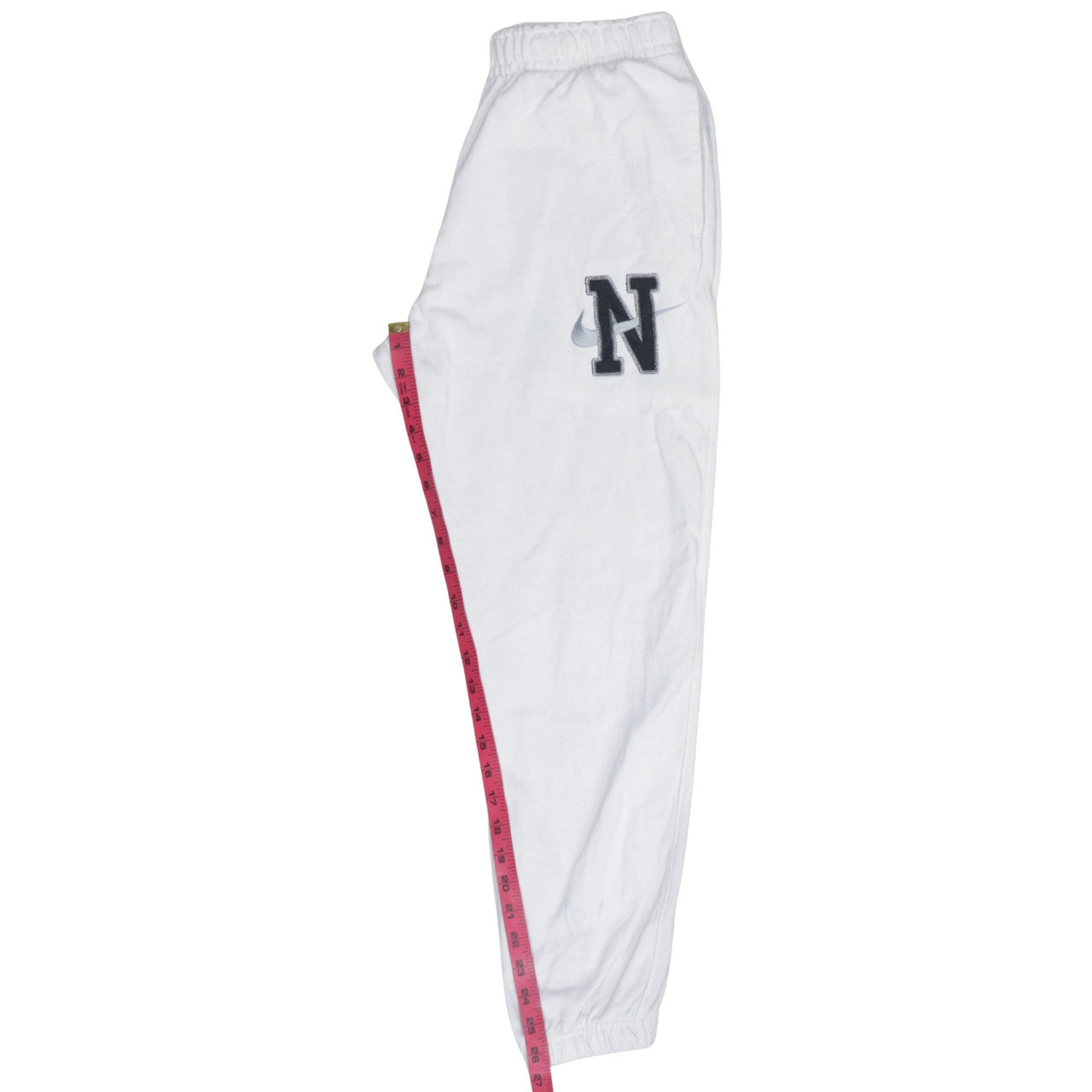 Nike Men's White Fleece Jogger Sweatpants Size S