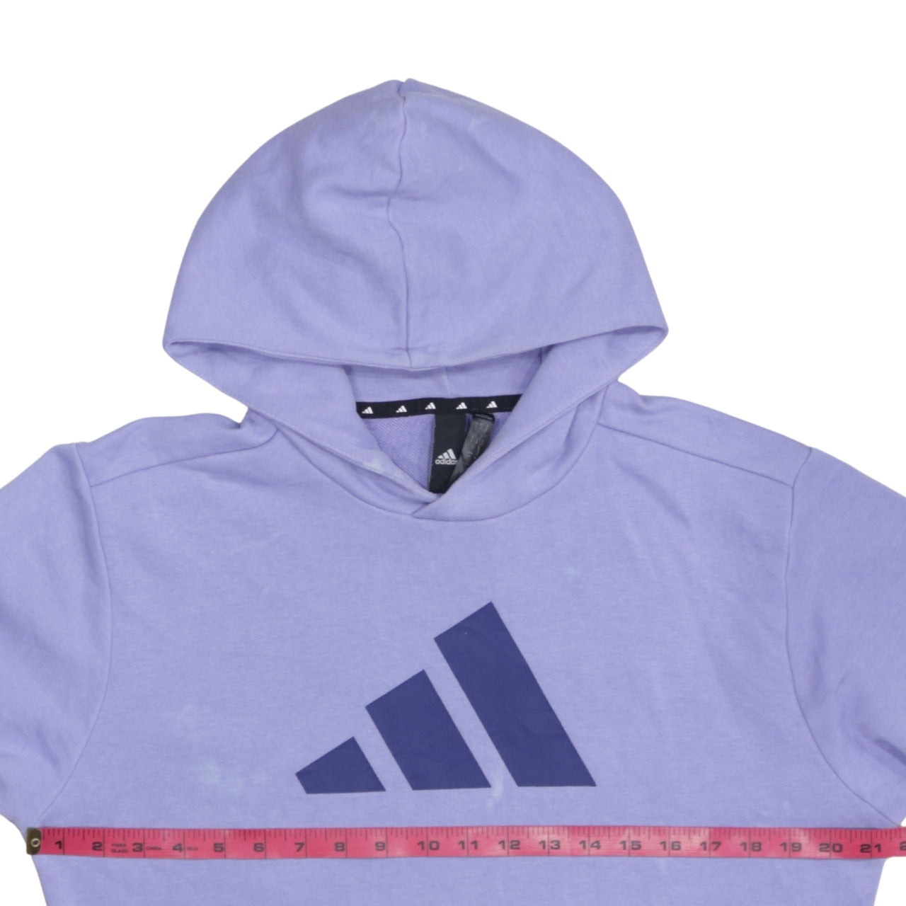 Adidas Men’s Purple Pullover Hoodie Size S Regular Fit Sports Fleece