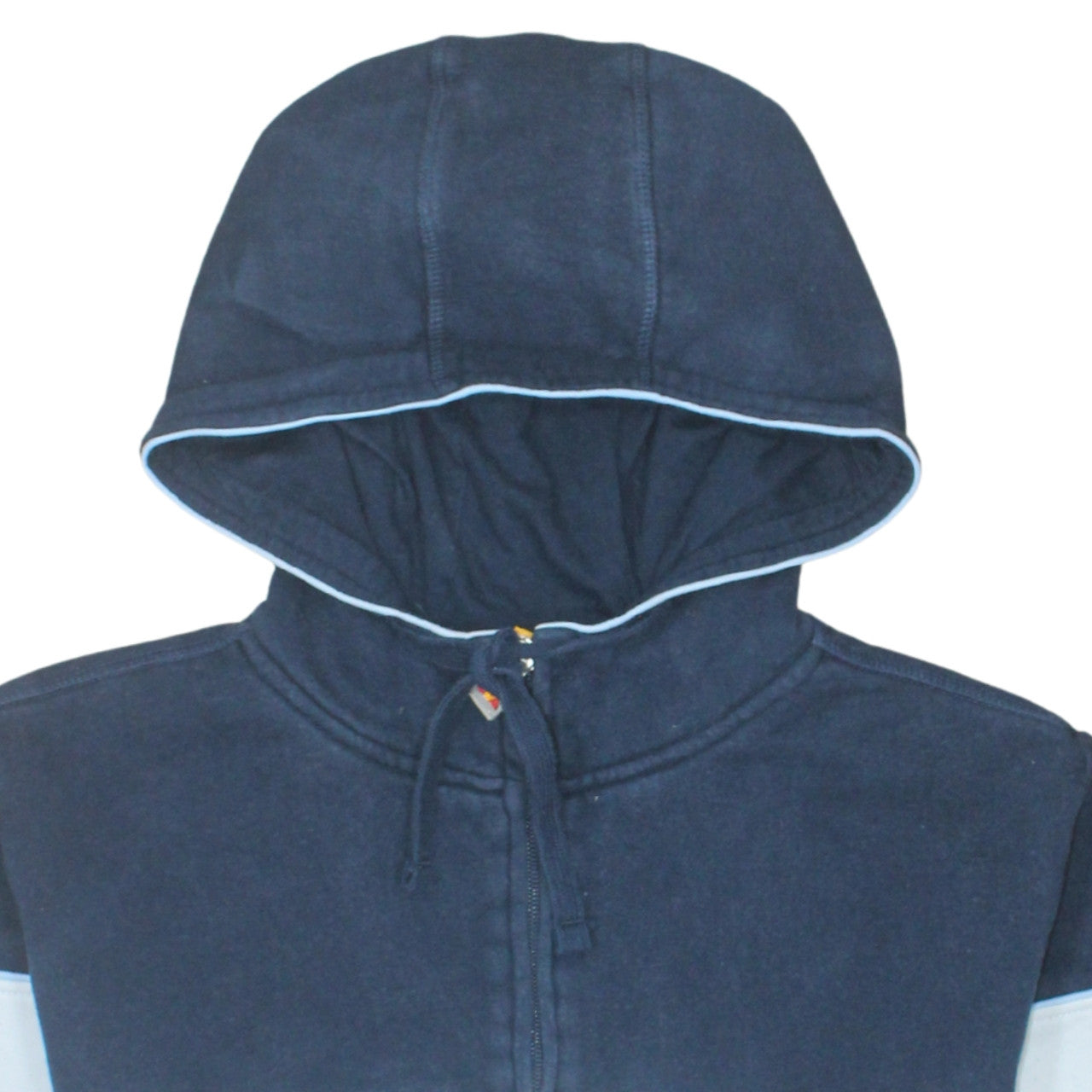 Ellesse Men’s Blue 1/2 Zip Hoodie S Retro Sports Cotton Blend