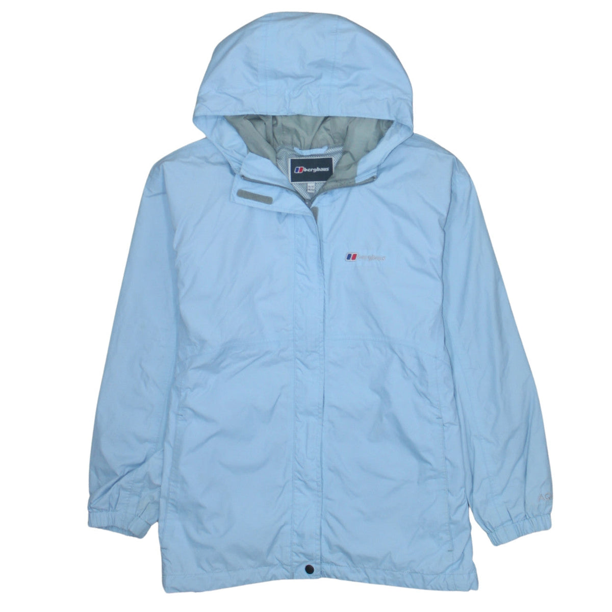 Berghaus Girls Blue Hooded Waterproof Rain Coat Jacket 11-12 Years